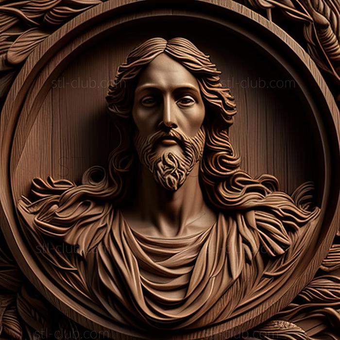 3D model st jesus (STL)